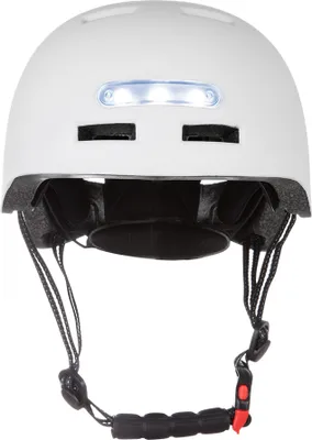 Zdjęcie produktu dla Kask ochronny z oświetleniem LED BLUETOUCH - biały, rozmiar L
