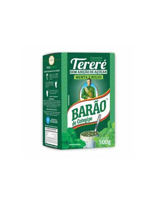 Produktbild von BARÃO Mate-Tee mit Minze Yerba Mate con Menta 500g