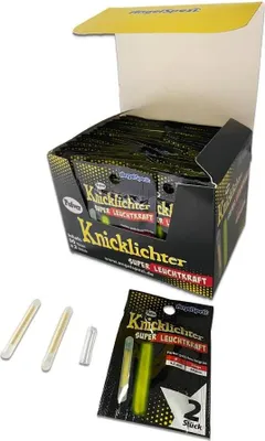 Produktbild von Angelspezi Pulver Knicklichter (Box 50x2Stück)