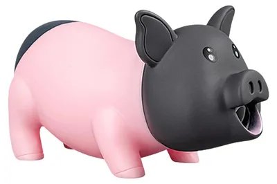 Produktbild von Cartoon-Schwein-Ornament, Stressabbau-Spielzeug, weiches Quetschspielzeug mit schreiendem Geräuscheffekt, Scherzartikel zur Entspannung am 1. April