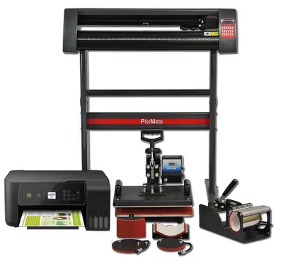 Immagine prodotto di PixMax Da Vinci Set 5 in 1 Macchina da stampa transfer, plotter per vinile, stampante