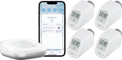 Zdjęcie produktu dla Zestaw startowy HOMEMATIC IP do ogrzewania dla 4 grzejników