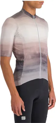 Zdjęcie produktu dla Koszulka rowerowa z krótkim rękawem SPORTFUL – FLOW SUPERGIARA – beżowo-biała, rozmiar M