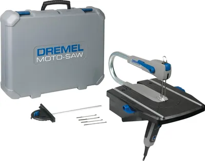 Produktbild von DREMEL® Moto-Saw MS20-1/5 2in1 Dekupiersäge mit 1 Vorsatzgerät, 5 Zubehöre