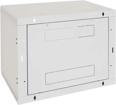 Produktbild von Wandmontierter einteiliger Schaltschrank 6U/395mm Blechtür