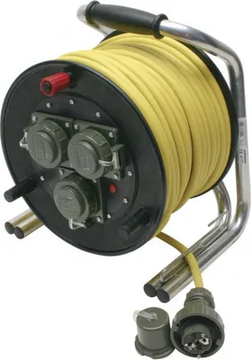 Produktbild von Leitungsroller Feuerwehr 230V 16A 50 m Kabeltrommel EN 61316