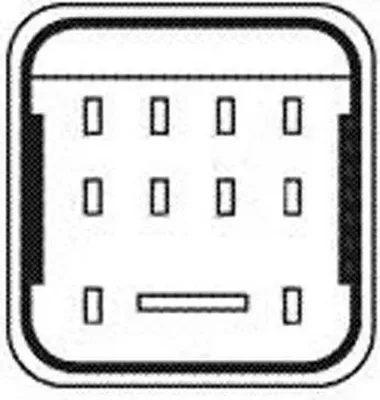 Produktbild von HELLA 4RV 008 188-481 Steuergerät, Glühzeit - 12V - 9-polig - nachglühfähig