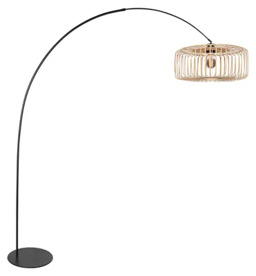 Produktbild von Anne Lighting - stehlampe - Curve - natürlich schwarz - metall - bogenlampe - E27 - 4275ZW