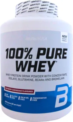 Produktbild von BioTech USA 100% Pure Whey 2270g Dose Milchreis