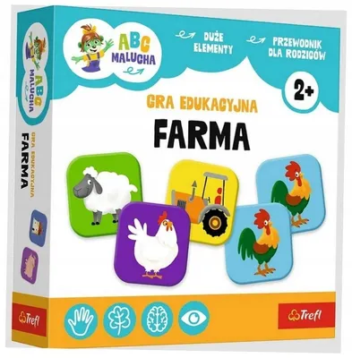 Produktbild von Lernspiel Bauernhof Abc Für Kleinkinder Treflik-familie Trefl 02909