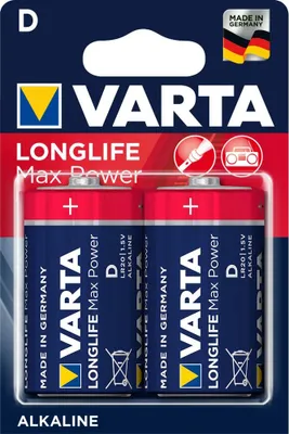 Produktbild von VARTA Alkaline Batterie "LONGLIFE Max Power" Mono (D/LR20)