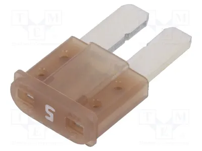 Produktbild von 10x Sicherung: Schmelz KFZ 32VDC 9,1mm 5A MICRO2 0327005.UXS Mini-Autosicherungen