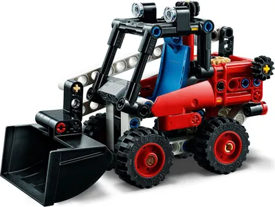 Produktbild von LEGO 42116 Technic Kompaktlader, Bagger - Hot Rod, 2-in-1 Set, Kinderspielzeug, Baufahrzeug, Spielzeugauto, Geschenk für Kinder ab 7 Jahre