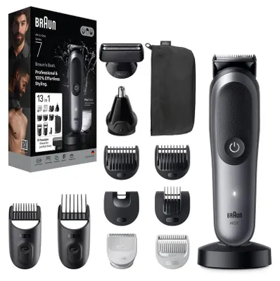 Obrázok produktu pre Strihací strojček BRAUN AIO7560 ČIERNA/SIVÁ