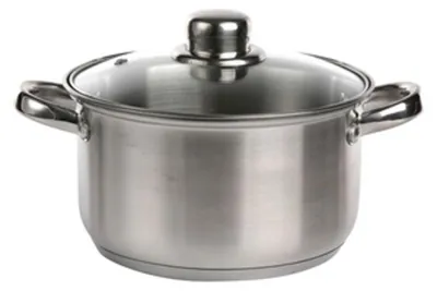 Image de Casserole en acier inoxydable avec couvercle FABIO 2,6 l / Acier inoxydable Casserole / Marmite à soupe