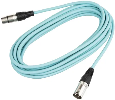 Zdjęcie produktu dla Revoltage MCBLUE03 Blue 3 m Kabel mikrofonowy