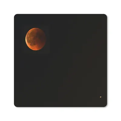 Produktbild von MuchoWow® Mauspad Mousepad Der Planet Mars an einem dunklen Sternenhimmel 23x19 cm - Mousepads - Maus Mat - Pad - Mausunterlage - Schreibtischunterlage - Mauspad