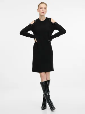 Produktbild von Orsay Schwarzes Damen-Strickkleid S