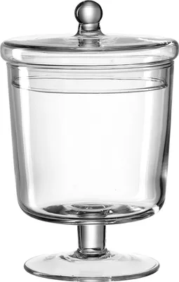 Obrázek produktu pro LEONARDO 18612, Univerzální nádoba, Průhledná, Odnímatelné víko, Kulatý, 140 mm, 200 mm