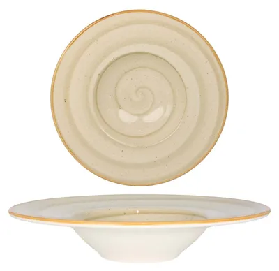 Zdjęcie produktu dla Bonna Talerz do makaronu - Aura Terrain - Porcelana - 28 cm (400cc)
