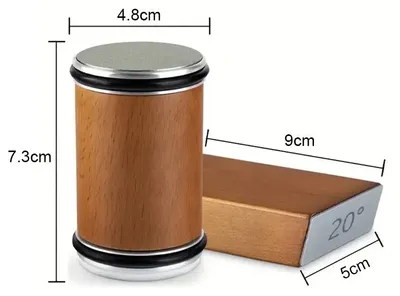 Immagine prodotto di Affilacoltelli rotante - Set per l'affilatura dei coltelli - Pietra abrasiva diamantata a doppia faccia - Angolo magnetico di 15/20° - 1 set
