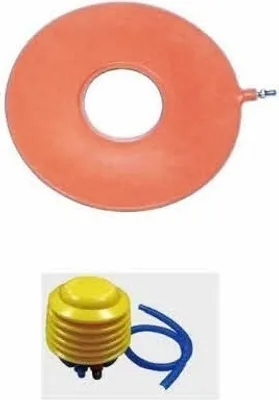 Produktbild von Sitzring Luftring Kissen Gummi aufblasbar mit Pumpe D = 50 cm Antidecubitus
