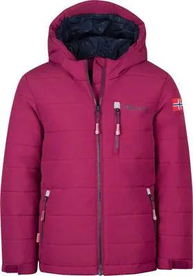 Produktbild von TROLLKIDS Hemsedal Kinder Skijacke XT mit Kapuze pink 116