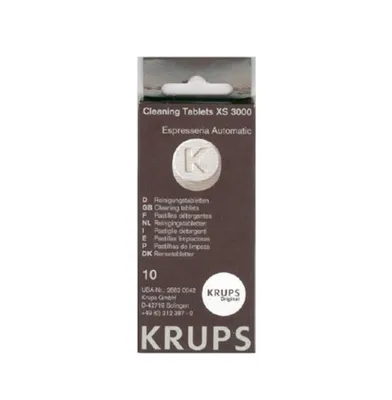 Produktbild von Krups XS300010 XS3000 10x Reinigungstabletten Tabletten für Kaffeemaschine