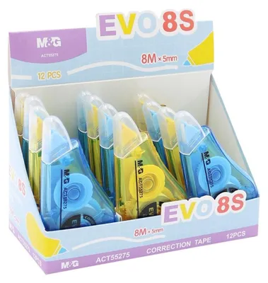 Image de Bande de correction pour présentoir Evo8 S, 8 m x 5 mm, 12 pièces, M&G