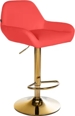 Produktbild von Barhocker Braga Gold Kunstleder, Farbe:schwarz