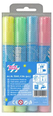 Produktbild von 24x Kreidemarker Pastell-Set Schreibbreite 2-3mm