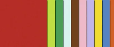 Produktbild von Faltblätter Intensiv 10x15cm VE=100 Blatt 10 Farben sortiert