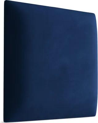 Produktbild von Muralo Polsterpaneel WANDKISSEN Wandpolster Bettkopfteil Wandpaneel Magic Velvet Dunkelblau 40 cm x 40 cm