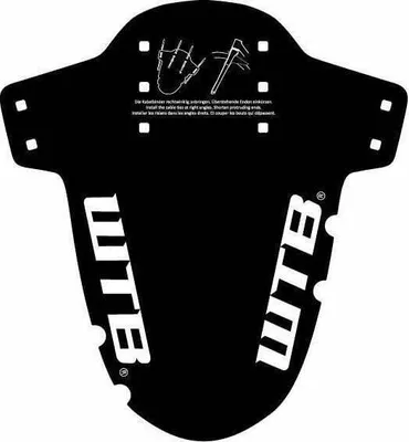 Image de WTB Mud Guard Gravel Noir Garde-boue vélo