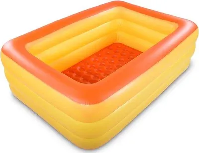 Produktbild von Famanu Aufblasbares Schwimmbad - Geräumiges Familienpool - Für den Garten - Sommer - Grün