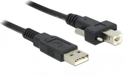 Obrázek produktu pro DeLOCK 2m USB 2.0, 2 m, USB A, USB B, USB 2.0, Samec/samec, Černá