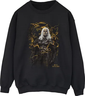 Produktbild von Netflix - "The Witcher" Sweatshirt für Herren BI49888 (XL) (Schwarz)