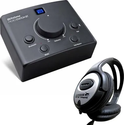 Obrázok produktu pre Monitorovací ovládač Presonus Micro Station BT so slúchadlami