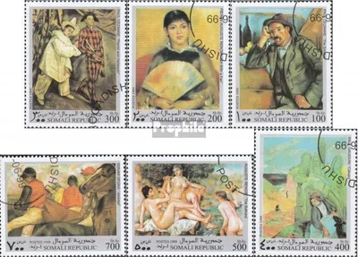 Produktbild von Briefmarken Somali Republic 1999 Mi 1999GA-1999GF die Legalität dieser Ausg. ist ungeklärt gestempelt Gemälde
