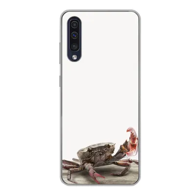 Produktbild von MuchoWow® Handyhülle Schutzhülle Hülle für Samsung Galaxy A50 Kinder - Krabbe - Meerestiere - Jungen - Mädchen - Kinder Silikon Softcase Handy Hülle - Mobiltelefonhülle