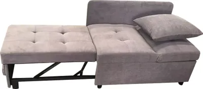 Produktbild von MODFU Schlafsofa ,Relaxsofa,3 in 1 Multifunktions-Sofa, Loungesofa mit verstellbarer Rückenlehne, Liegesofa für kleine Räume,Grau