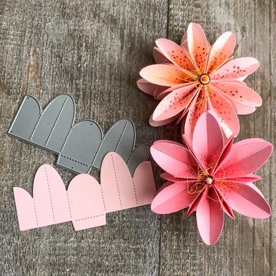 Produktbild von Stanzschablone-Faltblumen "M"