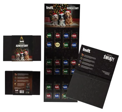 Produktbild von Bult | Adventskalender für Hunde - 240g - 24 Leckere Überraschungen - Weihnachtsmix - Hundeleckerlis