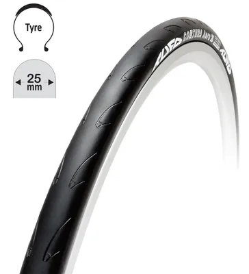 Obrázok produktu pre Plášť Tufo Comtura Aero 25 700x25C (25-622) – skladací čierny