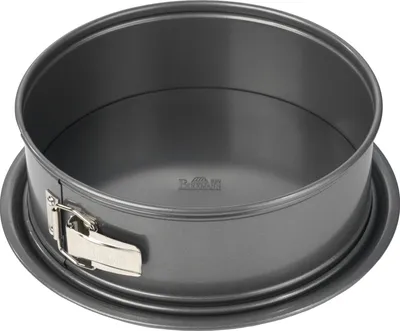 Produktbild von Birkmann Easy Baking Springform mit Einem Boden, Spring Form, Kuchenform, Servierboden, Anithaft, 24 cm, 881174