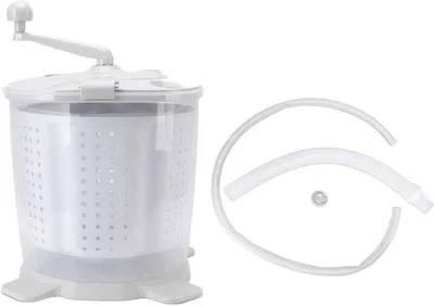 Produktbild von Famanu Mini Waschmaschine Tragbar für Schlafsäle und Camping - Handbetrieb für kleine Wäsche