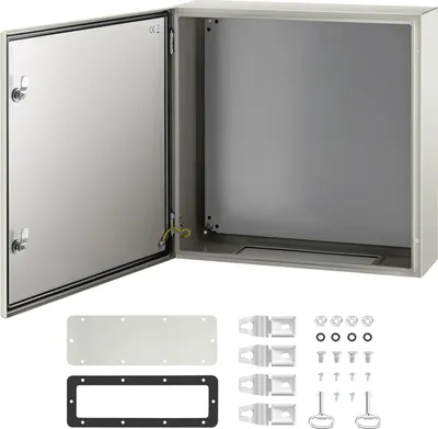 Zdjęcie produktu dla Obudowa elektryczna stalowa 60x60x20cm IP66 NEMA4X pyłoodporna wodoodporna