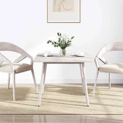 Produktbild von vidaXL Tischplatte Weiß 80x80x2,5 cm Massivholz Kiefer Quadratisch