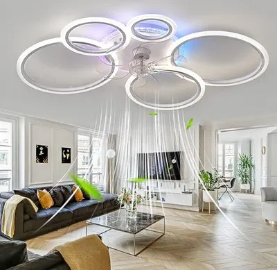Produktbild von Caufloce 95 cm RGB Deckenleuter groß
