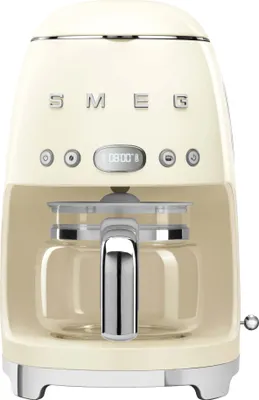 Immagine prodotto di Caffettiera programmabile filtro 10 tazze 1050w panna Smeg DCF02CREU